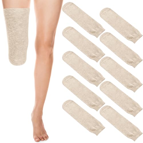 Image of 10 Pcs Prosthetic Stump Shrinkers Amputee Socks Stump Shrinker Prosthetic Limb Socks for Men Women