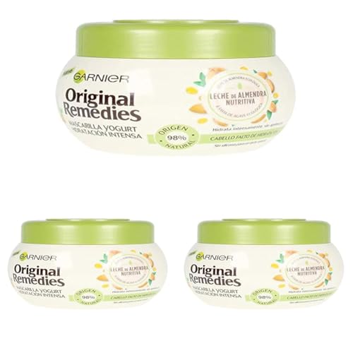 Original Remedies - Mascarilla Capilar Leche De Almendras (Paquete de 3)