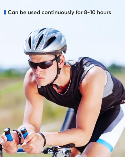 Kethmeva Fones de ouvido de natação de condução óssea, fones de ouvido IP68 à prova d'água, materia