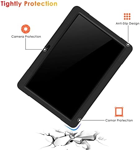 KATUMO Universal Case 10.1 Inch Soft Thin Silicone Protective Case for Dragon Touch K10/M10, Yestel X7, Lectrus 10", LNMBBS 10", Pritom 10", TOSCiDO 10", Winsing 10" Rubber Cover Case