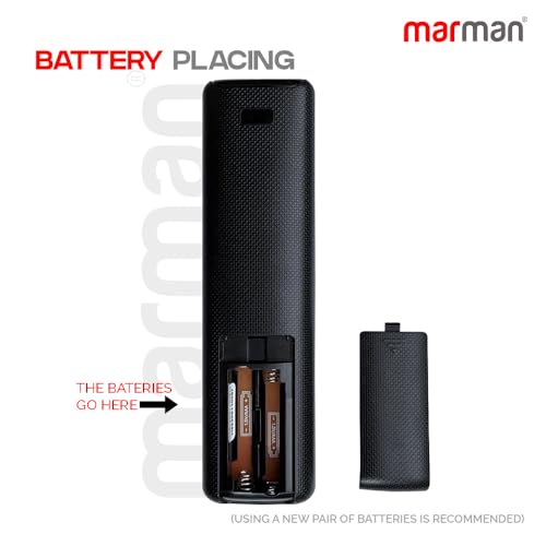 Image of marman Compatible with Hisense Tv - Remote Control for Smart TV Suitable for LCD LED 4k Full HD Original Model ERF3R69H Without Voice Function and No Google Assistant with Streaming App's