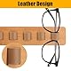 LDXDRU Brillenständer aus Holz, 40x5.5x2.5CM Sonnenbrillen Organizer Braun Brillenhalter Wandmontage Brillenhalter Kann den Schlüssel aufhängen Brillenaufbewahrung 9 Brillen