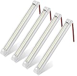 【Brillo ultraalto】 Se adoptaron 108 LED brillantes que emiten un flujo de luz blanca de 1200 lm, lo que le brinda una iluminación acogedora y confortable, que le permite realizar trabajos detallados en interiores fácilmente por la noche.