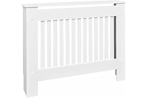 vidaXL Radiator Cabinet with Slatted Design (29.5" x 27.5" x 44.1")
