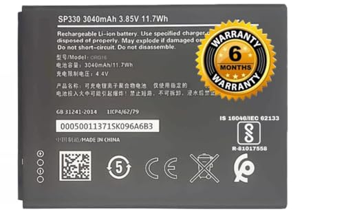 Image of THE BATTERY STORE Original Battery for Nokia C3 SP01Z01Z2249Y Model: SP330 (3040mAh) battrey with 6 Month Warranty and High Capacity Battery Backup (for Nokia C3)