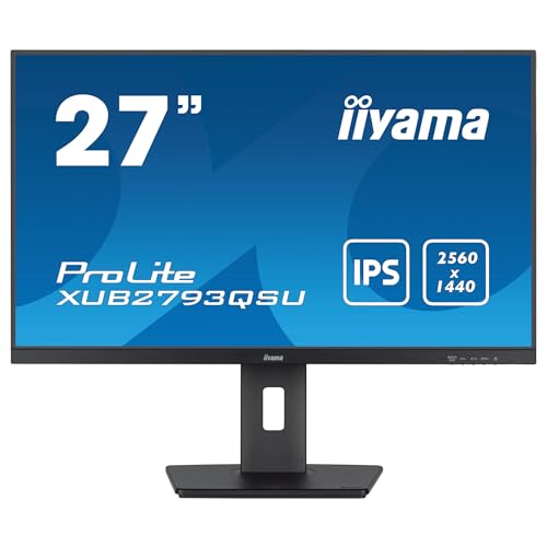 iiyama XUB2793QSU B7 27" IPS 2560x1440100Hz 1H1DP Has - vue 5