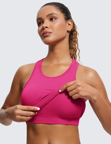 Image of CRZ YOGA Seamless Rib Racerback Crop Tank