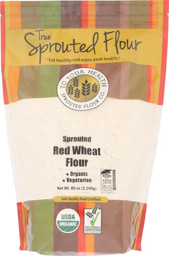 TO YOUR HEALTH SPROUTED FLOUR Organic Sprtd Wheat Flour Lb, 80 OZ