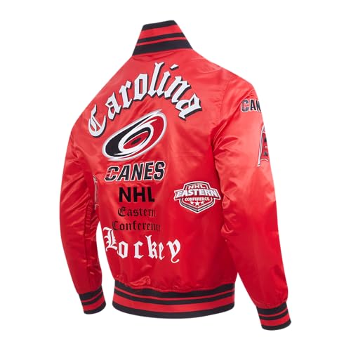Image of Pro Standard Mens NHL Old English Satin Jacket