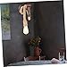 Homoyoyo Industrial Rope Wall Light Base Vintage Decor Pendant Lamp for Bedroom Room and Rustic Style Wall Lamp Bulb Not Included