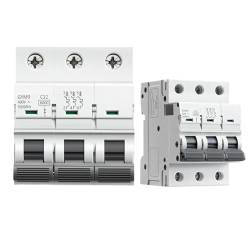 MCB Mini Disjoncteur 3P 6KA GYM9 AC 400V pour Fixation sur Rail Din 40A