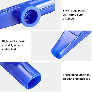 15 Pièces Kazoos en Plastique Instruments de Musique avec Diaphragmes de Flûte Kazoo pour Cadeau, Prix et Cotillons, 5… - Les Beatles, Paul McCartney, John Lennon, RIngo Starr, George Harrison 15 Pièces Kazoos en Plastique Instruments de Musique avec Diaphragmes de Flûte Kazoo pour Cadeau, Prix et Cotillons, 5… – Image 4