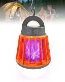 Lampe Anti Moustique Rechargeable USB, 2-en-1 Lampe Camping LED, IPX6 Étanche Lampe...