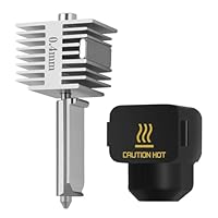 Upgrade A1/A1 Mini Quick-Swap Hotend 0.4mm Gehärteter Stahl Düse Fast Speed&High Temp Integrierte Struktur mit Silikonabdeckung Compatible with Bambu Lab A1/A1 Mini 3D Drucker