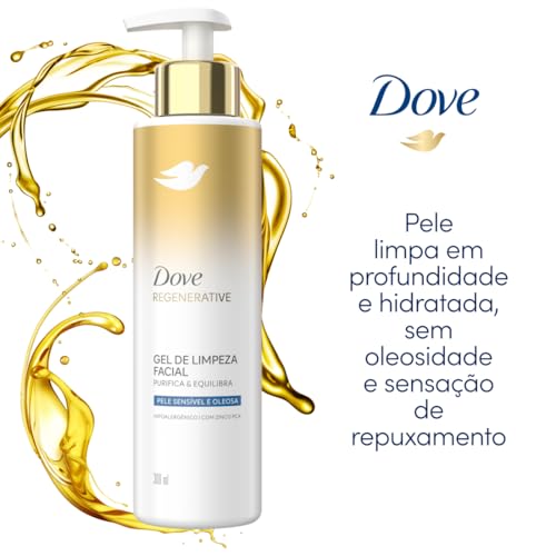 Dove Regenerative Gel de Limpeza Facial Purifica & Equilibra 300ml