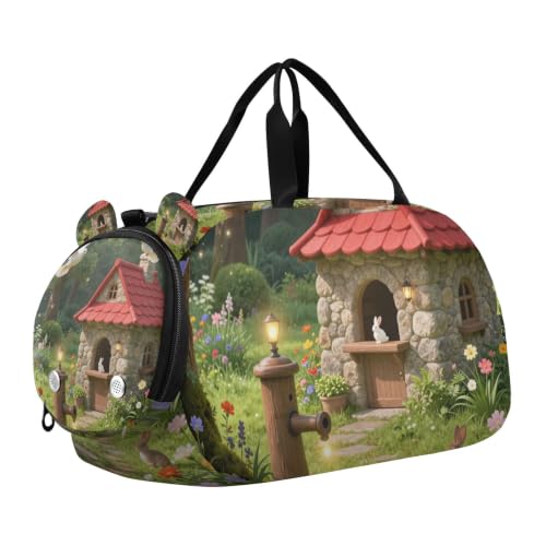 Bolsa de gimnasio y viaje de fin de semana 3D Forests con gran capacidad