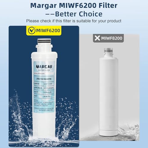 image for MARGAR MIWF6200 Water Filter, Filter Cartridge Compatible with Midea®
