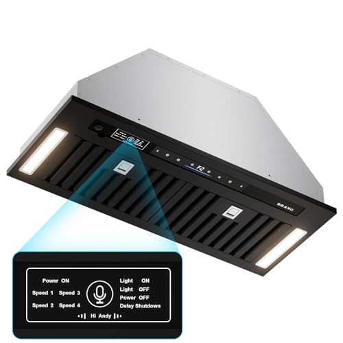 Hotte aspirante BRANO élimine graisses et fumées encombrantes avec commande vocale