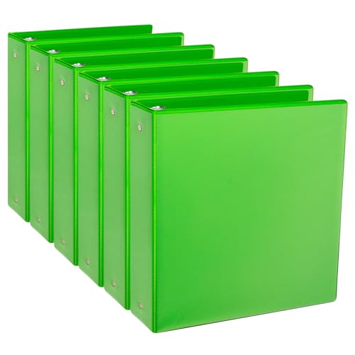 Classeur ronds de 5,1 cm durable vert CIXILDTS pour papier lettre