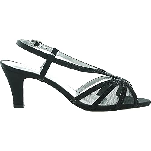 David Tate Womens Refined Embellished Illusion Evening Sandals3