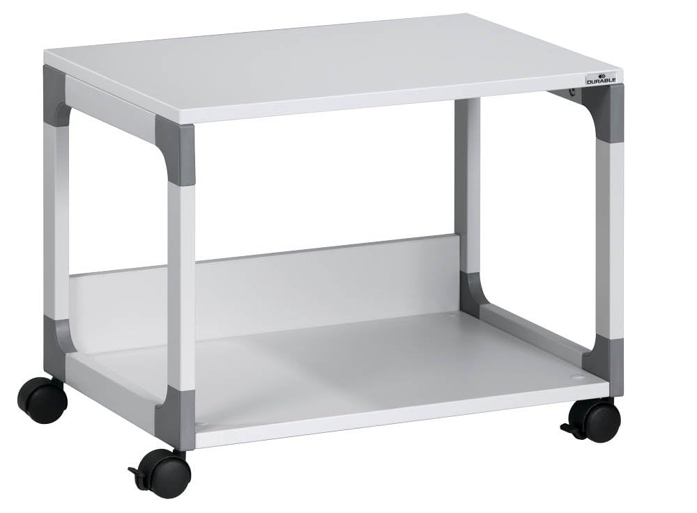 Durable System Multi Trolley 48, grau, glasfaserverstärkte Ecken, Kippschutz - 600 x 477 x 432 mm, 371010