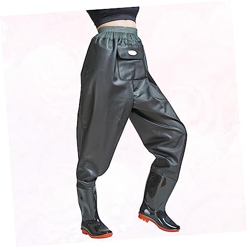 Vadeador de pesca transpirable UKCOCO pantalones cómodos impermeables 5