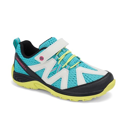 Merrell Trek Ridge pour enfants, Bleu sarcelle., 4.5 Big Kid