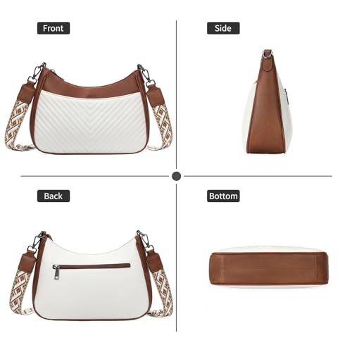 Image of GOIACII Crossbody Bags for Women Travel Purses Leather Handbags Medium Shoulder Bag with Adjustable Strap