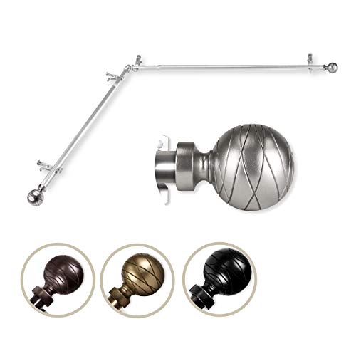 Rod Desyne Arman Corner Single Curtain Rod Set #TOP3