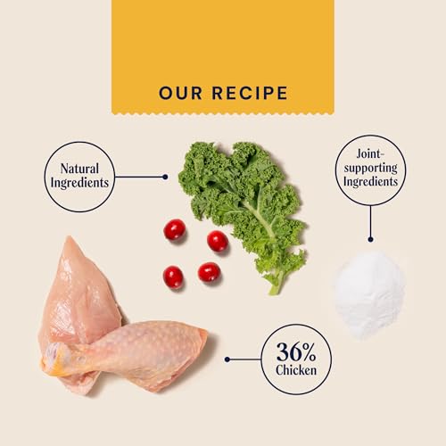Pooch & Mutt - Senior, Getreidefreies Hundetrockenfutter, Huhn & Superfood Mischung, 1,5 kg