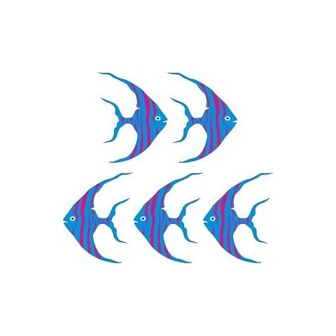 Smarts-Art Tropical Angel Fish Stickers Cover