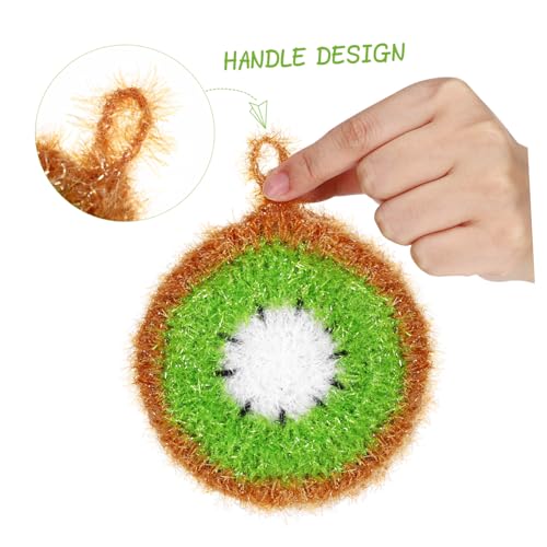 Paños de cocina acrílicos super absorbentes Luxshiny con diseño de frutas 5