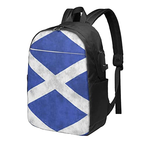 Sac pour ordinateur portable écossais noir - Porte-documents d'affaires One Size