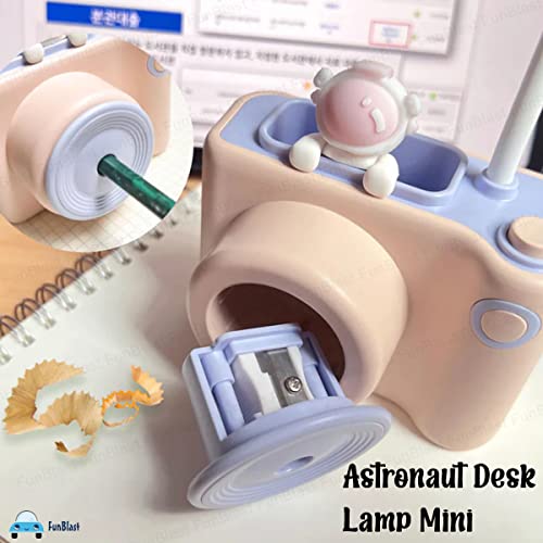 Image of FunBlast Rechargeable Desk Table Lamp- 3 in 1 Study Desk LED Lamp with Eraser, Sharpener and Pen Holder, Electric Table Lamp, Adjustable Study Desk Lamp for Study Room, Home /Office (Astro)