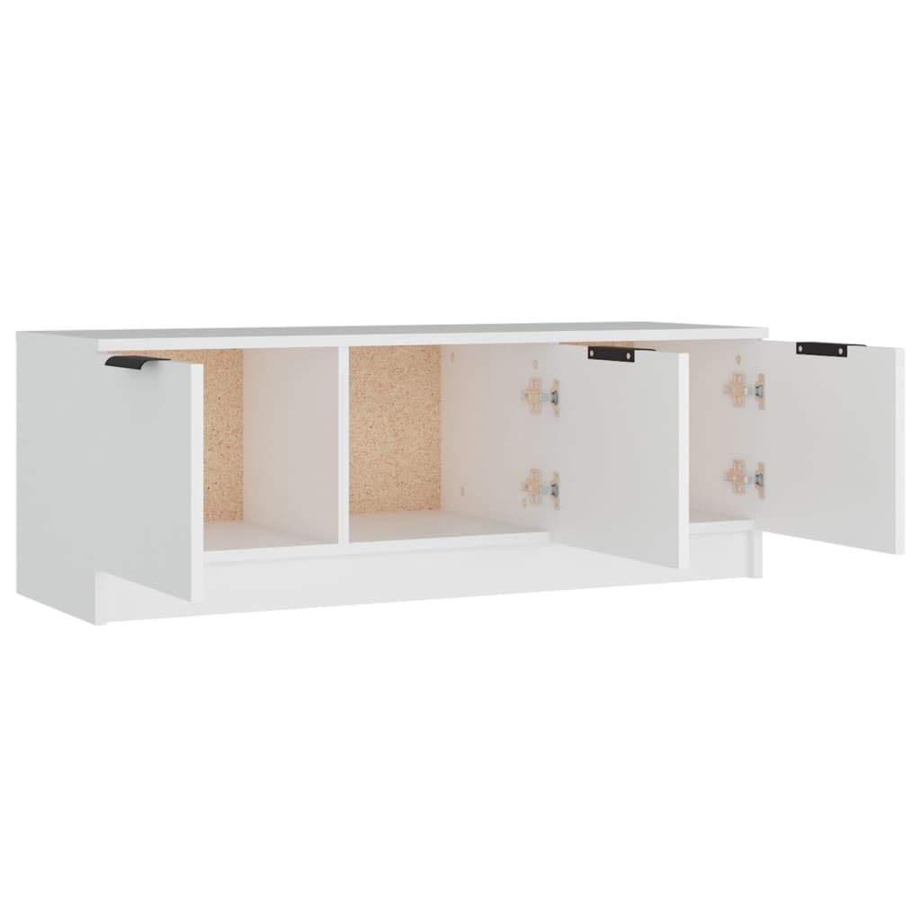 vidaXL Mobile Porta TV Bianco 102x35x36,5 cm in Legno Multistrato