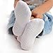 Aminson Anti Slip Non Skid Ankle Socks With Grips for Baby Toddler Kids Boys Girls