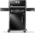 Napoleon Rogue 425 Natural Gas Grill, Black, Durable 3-Burner Outdoor BBQ