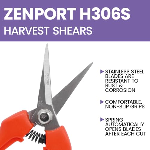 Tijeras de Podar Zenport H306S-3PK Roja 3 piezas miniatura 4