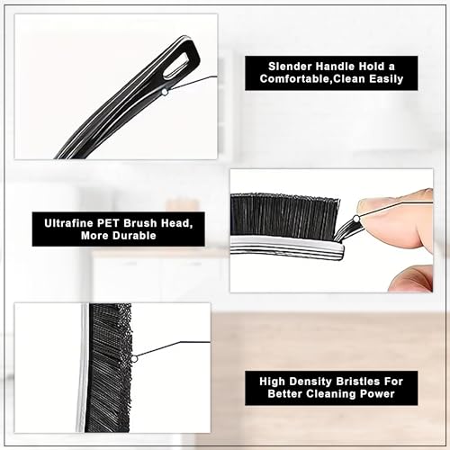 Image of GLUN 2 Piece Heavy-Duty Gap Cleaner Grout Brush, Multifunction Household Cleaning Tool for Bathroom, Kitchen Corners & Tight Areas