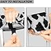 Rnyleeg Cow Print Crutches Pads for Adults Fashion Underarm Crutch's Pad and Hand Grip Covers Machine Washable Padding for Walking Arm Crutches