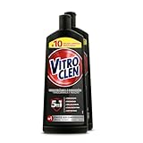 Vitroclen Crema Limpiadora Específico para Placas de Vitrocerámica Regular, 900 ml