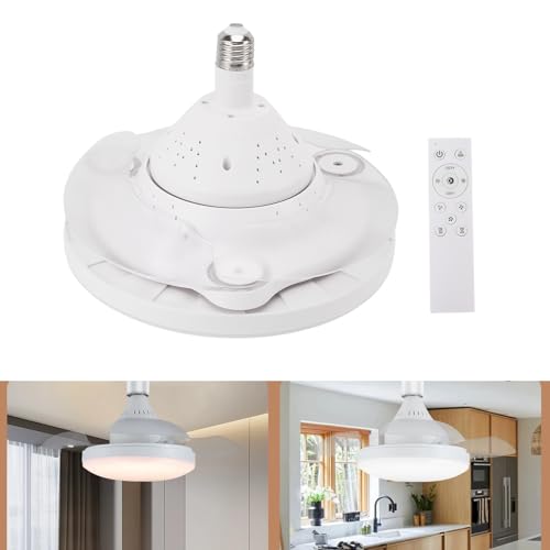 Ventilador de techo silencioso E27 ideal para refrescar el dormitorio 6