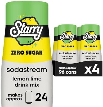 SodaStream® Starry® Zero Sugar Beverage Mix (440ml, Pack of 4) Packaging may vary