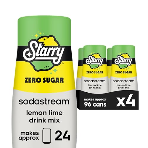 SodaStream® Starry® Zero Sugar Beverage Mix (440ml, Pack of 4) Packaging may vary