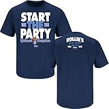 Villanova Fans. Start The Party. Navy T Shirt (Sm-5X) (X-Large)