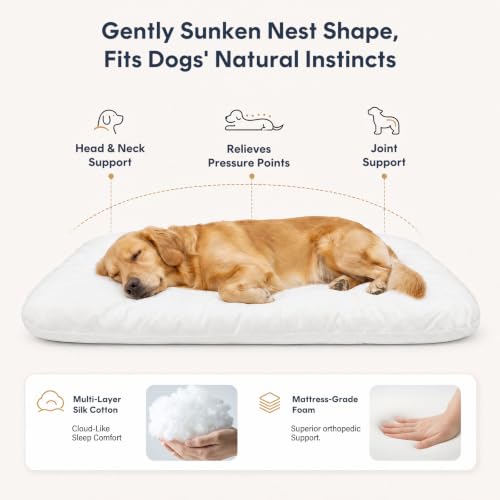 Image of Magic Dog Orthopedic Extra Large Dog Bed 47 Inch, Super Soft XL Pet Bed