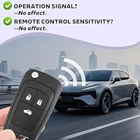 2 Stück Autoschlüssel Gehäuse 3 Tasten Kompatibel für O-pel Insignia Astra J Adam Zafira Tourer C Mokka Meriva Movano Corsa E Cascada Karl Vauxhall Fernbedienung Klapp Schlüssel Auto Schlüsselgehäuse – Ansicht 6