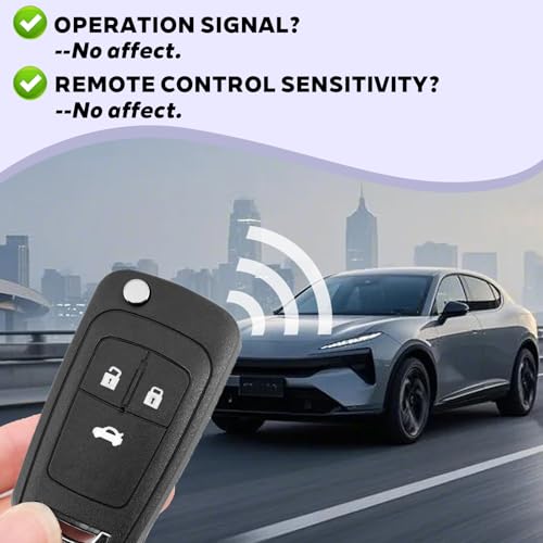 2 Stück Autoschlüssel Gehäuse 3 Tasten Kompatibel für O-pel Insignia Astra J Adam Zafira Tourer C Mokka Meriva Movano Corsa E Cascada Karl Vauxhall Fernbedienung Klapp Schlüssel Auto Schlüsselgehäuse