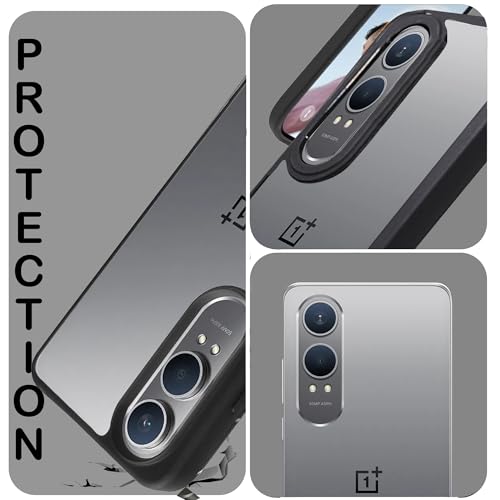 Image of A rtistque Hard Clear Back Cover Case for OnePlus Nord CE 4 Lite 5G | Shockproof TPU | Acrylic Armor | Stylish Protective Design - Transparent