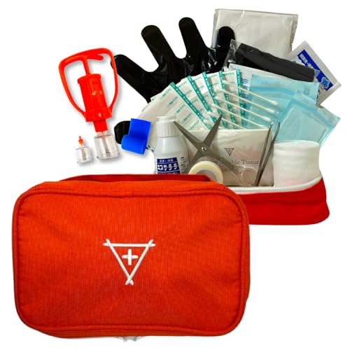 アウトドア 救急バッグ 労働安全衛生規則対応 日本製 品質 フラバ 救急セット 救急グッズ 持ち運び 救急箱 応急手当（ポイズンリムーバー有）